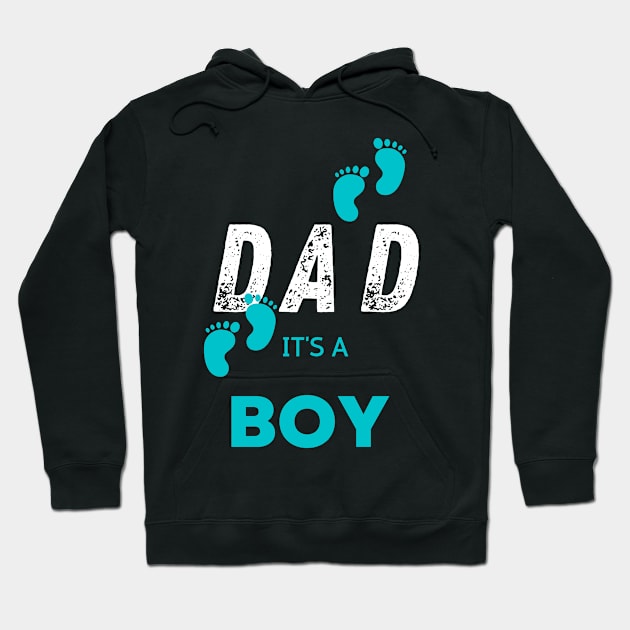 Ahoy it's a boy " new mom gift" & "new dad gift" "it's a boy pregnancy" newborn, mother of boy, dad of boy gift Hoodie by Maroon55